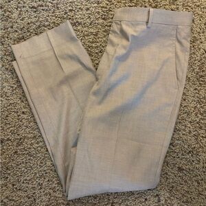 Pronto Uomo Tan Dress Pants Classic Straight-Leg